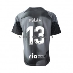 Camisola Atlético Madrid Jan Oblak 13 Guarda-redes Homem Equipamento Segundo 2022-2023 Manga Curta
